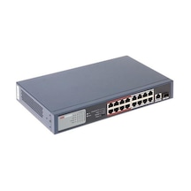 Hıkvısıon Ds-3e0318p-e/m 16 Port 10/100 + 1xrj45/sfp Uplınk 135w 300 Metre Poe Mesafe Swıtch
