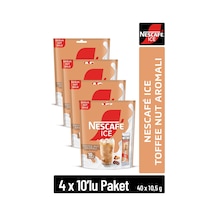 Nescafe Ice Toffee Nut Aromalı Çözünebilir Kahve 10,5g 10'lu Paket 10x4 Diğer