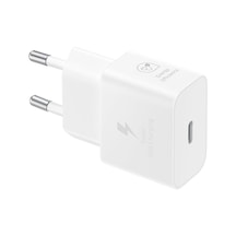 Samsung  Uyumlu Hızlı Şarj Cihazı, Usb-c, 25 W Veri Kablosuz, Beyaz