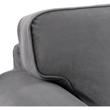 Ikea Gri Ferah Kanepe - Uzanma Koltuklu 3'lü Kanepe