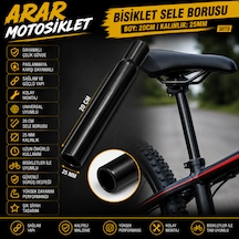 Bisiklet Sele Borusu Boy:20cm Kalınlık:25cm-3075 Siyah