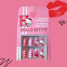Hello Kıtty Takma Tırnak Seti
