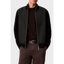Calvin Klein Regular Fit Fermuarlı Dik Yaka Kazak Lv04lh309gub1 Erkek Kazak Lv04lh309g Ub1 Siyah