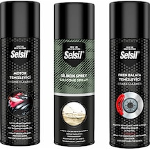 Motor Temizleme Silikon Fren Balata Spreyi 500 ML