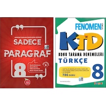 Newton 8.sınıf Sadace Paragraf+fenomen Türkçe Konu Tarama Denemeleri 2 Kitap