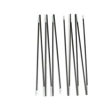 Ganzhoushop Y8245-3 Kamp Hallow-3.9m Elyaf Direği Değiştirme Çubuğu Cam Çadır Çadır Vw Siyah