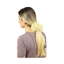 Yoğun Saçlı Lastikli Topuz Toka / Platin - Mydr-462396 Çok Renkli