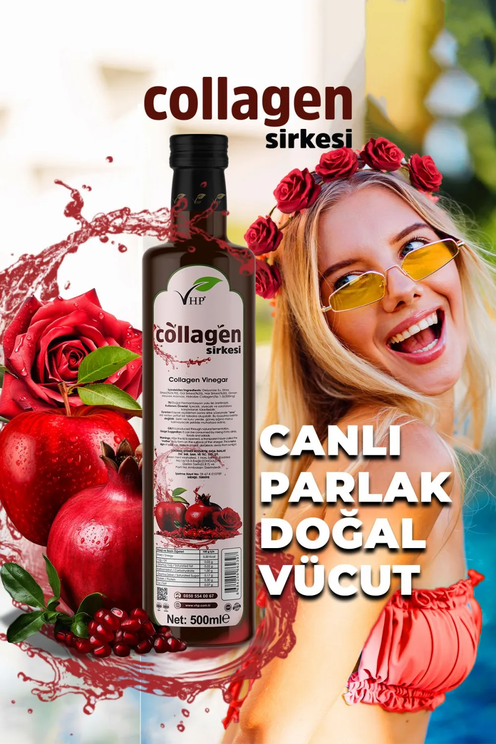 Vhp Kolajen Sirkesi 500 Ml
