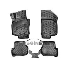 Seat Altea 2011 Geometrik Desenli 3d Havuzlu Oto Paspas Siyah