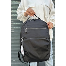 Just Polo Kadın İthal Klinkır Kumaş Şık Ve Lüks Sırt Çantası Shopper Siyah