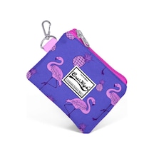 Coral High Kids Flamingo Desenli Bozuk Para Çantası - Mor - Kız Ç