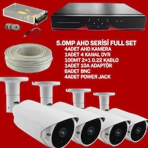 5.0Mp Ahd 4Lü Tak Çalıştır Set
