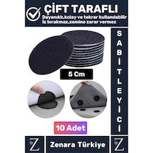 Kendinden Yapışkanlı İz Bırakmaz Tekrar Kullanılabilir Pratik Halı Kilim Kaydırmaz Cırt Bant 10 Adet