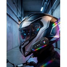 Şarjlı Motosiklet Kask Intercom Bluetooth 5.3