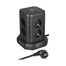 8 Bölmeli Usb Priz Kulesi, 2 Metre Kablo İle Masaüstü Kullanım İçin 0 8 Bölmeli Usb Priz Kulesi, 2 Metre Kablo İle Masaüstü Kullanım İçin 0