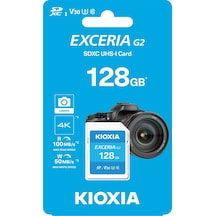 Excerıa G2 128gb Sdxc Hafıza Kartı Uhs-ı U3 V30 C10, 100mb/s Okuma, 50mb/s Yazma, 4k