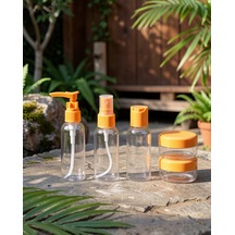 5 Parça Taşınabilir Seyahat Banyo Seti 30 Ml Diğer