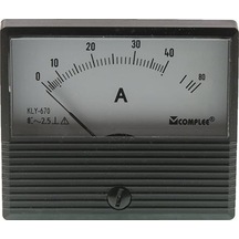 40A Analog Ampermetre - Panel Tipi Ölçü Aleti Kly-T670