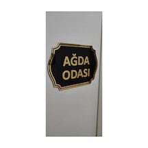 Pleksi Kabartmalı Kapı İsimliği Ağda Odası 1 Adet