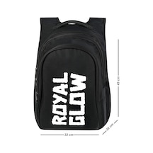 Royal Glow Su Geçirmez Ortopedik Günlük Spor Sırt Çantası Siyah
