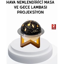 Usb Mini Hava Nemlendirici Ve Projeksiyon Lamba Taşınabilir, Sessiz, Dekoratif Aromaterapi Cihazı