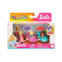 Hot Wheels Racerverse Barbie 3 Lü Araba Seti Jdg45