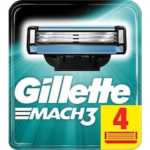 Gillette Mach3 Yedek Tıraş Bıçağı 4'lü