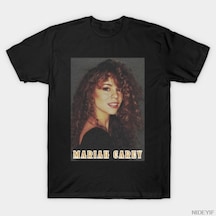 Flood Of Style Mariah Carey T-shirt Erkekler Kadınlar Için % 100% Pamuklu Tişörtler Kısa Kollu Üstler 0107-2 Çok Renkli