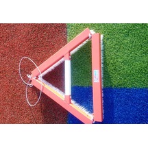 Silver Halı Kumlama Granül Fırçası 70 CM Üçgen Çok Renkli
