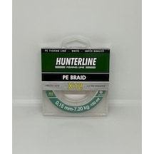 Hunterline Pe Braid X12 Beyaz Örgü 0,15 MM İp Misina - 150 M