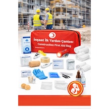 İnşaat İlk Yardım Çantası, Şantiye İlk Yardım Çantası Yönetmeliğe Uygun 50 Parça