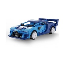 C51073w Cada Blue Race Car 325 Parça Block Oyuncak