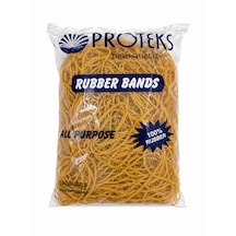 Proteks Rubber Bands 500 Gr Paket Sarı Ambalaj Lastiği 70 Mm