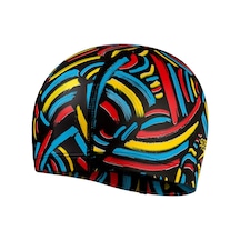 Speedo Speedo Prınted Pace Cap Junıor Multı/black 12215 Çok Renkli
