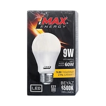 Zmax Energy 9w Beyaz Led Ampul