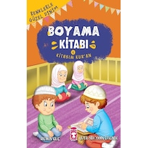 Kitabım Kuran - Renklerle Güzel Dinim Boyama Kitabım 4 - Timaş Çocuk