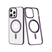 Newface Apple İphone 13 Pro Kılıf Element Magneticsafe Sert Kapak - Derin Mor