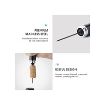 Jokmae Yeşil 2'si 1 Arada Hava Basınçlı Şarap Açacağı - Folyo Kesicili Diğer