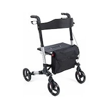 Rölator Mv-9102 Gri Lüx Alüminyum Rolatör Tekerlekli Yürüteç