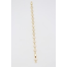 Vıp Bileklik 14 K-17310 17+2cm Çok Renkli