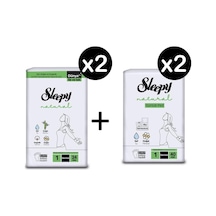 Sleepy Natural Hijyenik Ped Normal 2 x 24'lü + Günlük Ped Normal 2 x 40'lı