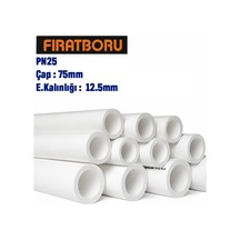 Fırat 75mm 4mt Pn25 Pprc Boru, 7b00020075