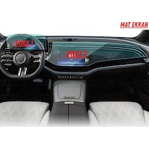 Mercedes E180 2026 Hayalet Gösterge Ve Multimedya Uyumlu Set Mat Ekran Koruyucu