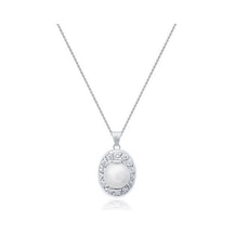 Diamond Line-Gülaylar - Beyaz Altın 14 Ayar Incili Kolye N11.24930