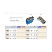 Fett 3mm Masus Nikel Çelik Harf Takımı M245030