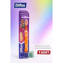 Difaş Kids Çocuk Diş Fırçası Koruyucu Kapaklı Yumuşak Kıllı 1 Adet