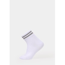 Colin's Colins Erkek Çorap Cl1081395 Q1.v1 Wgy White&gray