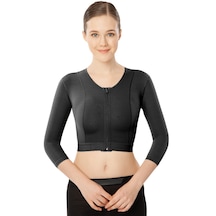Variteks 230 Fermuarlı Göğüs - Kol - Sırt Liposuction Korse Siyah