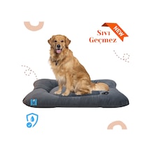 Mavi Vitrin Sıvı Geçirmez Silinebilir Soft İç Dış Mekan Büyük Irk Köpek Yatağı 100 x 65 CM