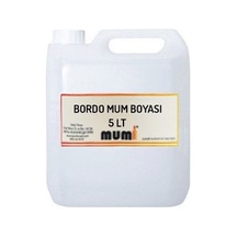 Sıvı Mum Boyası Bordo 5 Litre